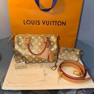 Louis Vuitton Speedy P9 Bandouliere 25 Gold Kintsugi
